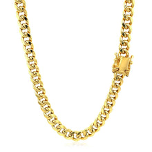 Load image into Gallery viewer, 5.5mm 14k Yellow Gold Miami Cuban Semi Solid Chain

