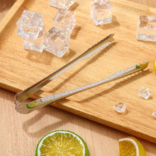 Load image into Gallery viewer, 5 inches Ice Tongs for Ice Bucket, Stainless Steel Ice Tongs with Teeth 6-PACK
