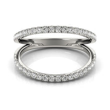 Load image into Gallery viewer, 14k White Gold Diamond Split Band Ring (1/4 cttw)

