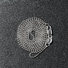 Load image into Gallery viewer, 14k White Gold Bead Chain 1.0mm
