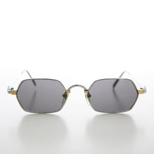 Load image into Gallery viewer, Gold Silver Hexagon Vintage Optical Quality Sunglass - Tempe
