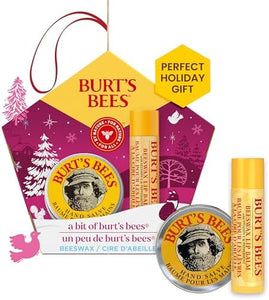 BURTS BEES Lip Balm and Hand Salve Gift Set