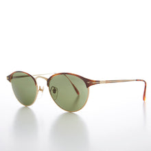 Load image into Gallery viewer, Delicate Browline Oval Lens Vintage Sunglass - Kaia
