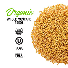 Load image into Gallery viewer, Organic Whole Mustard Seeds
