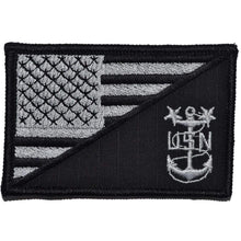 Load image into Gallery viewer, Navy MCPO Master Chief Petty Officer USA Flag - 2.25x3.5 inch Patch
