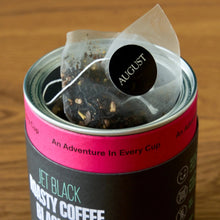 Load image into Gallery viewer, Jet Black - Roasty Coffee Black Tea - 15 Tea Bags

