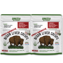 Load image into Gallery viewer, Bison Liver Crisps - 100% Grass-Fed/Finished
