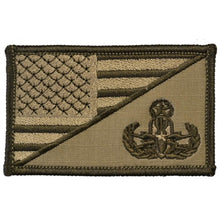Load image into Gallery viewer, EOD MASTER Explosive Ordnance Disposal USA Flag - 2.25x3.5 Patch
