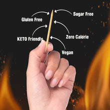 Load image into Gallery viewer, BiteMyWood 5 Pack Flavored Toothpicks Ultimate Extreme Hot Cinnamon 60 Picks Total Count Super Infused Flavor Toothpick
