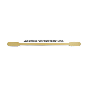 Flat Birchwood Food Stakes In Cardboard Reusable Box