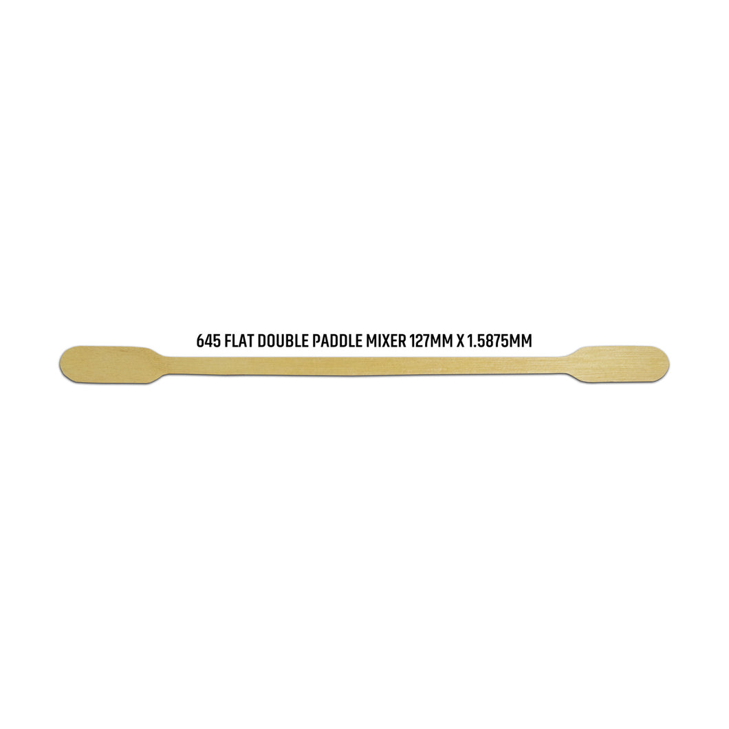 Flat Birchwood Food Stakes In Cardboard Reusable Box