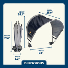Load image into Gallery viewer, GCI Outdoor Universal Chair Clip on SunShade Accessory
