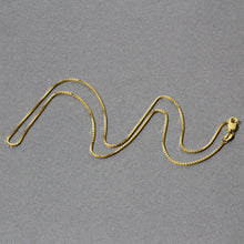 Load image into Gallery viewer, 14k Yellow Gold Classic Box Chain 1.0mm
