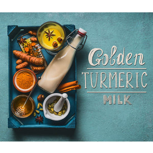 The Spice Lab "Golden Milk" Turmeric Tea Superfood Premium Powder "Tea" (4 oz) (Used to make Golden Milk or as a tasty Turmeric replacement) Sugar Free all Natural