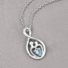 Load image into Gallery viewer, 0.13 Carat Genuine Swiss Blue Topaz .925 Sterling Silver Pendant
