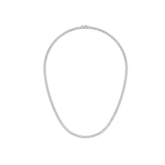 925 Silver 4mm Moissanite Tennis Chain Necklace – 20