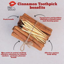 Load image into Gallery viewer, BiteMyWood 5 Pack Flavored Toothpicks Ultimate Extreme Hot Cinnamon 60 Picks Total Count Super Infused Flavor Toothpick
