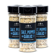 Load image into Gallery viewer, Salt, Pepper + Garlic Seasoning
