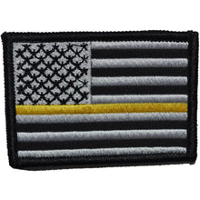 Load image into Gallery viewer, US Flag Thin Gold Line Public Safety Dispatchers - 2x3 Patch

