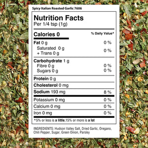 Spicy Italian Roasted Garlic Seasoning