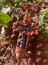 Load image into Gallery viewer, Hematite Protection Sword Pendant
