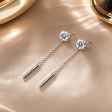 Load image into Gallery viewer, 925 Sterling Silver 4.0 Carat Moissanite Earrings for Women
