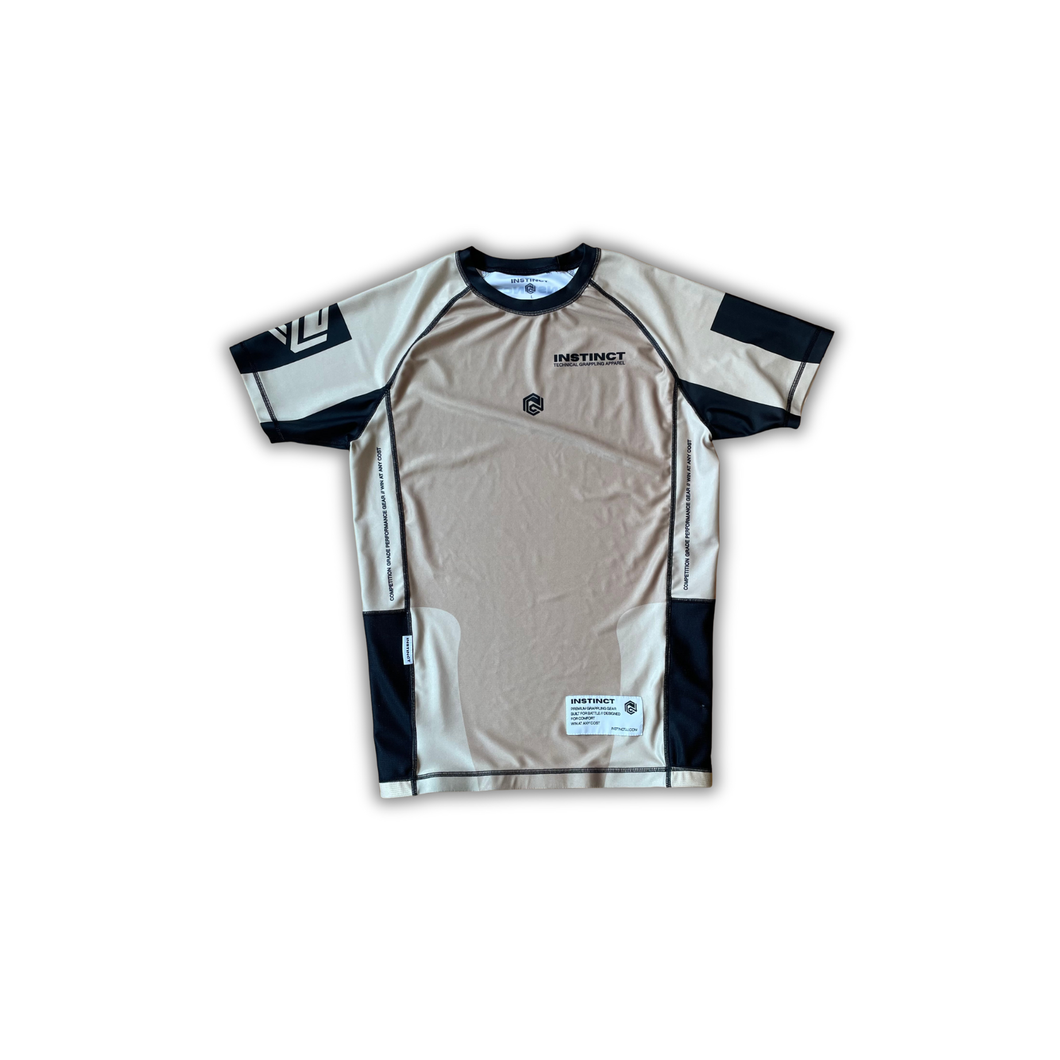COMPETITOR SERIES SHORT SLEEVE RASH GUARD - COYOTE