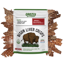 Load image into Gallery viewer, Bison Liver Crisps - 100% Grass-Fed/Finished
