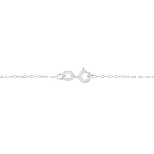 Load image into Gallery viewer, AGS Certified 10K White Gold 1/5 Cttw Bezel Set Round Diamond Solitaire 16-18" Adjustable Pendant Necklace (H-I Color, SI1-SI2 Clarity)
