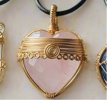 Load image into Gallery viewer, Iamevibez  Gold plated non-tarnishing wire wrapped necklace
