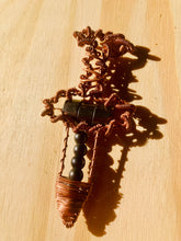 Load image into Gallery viewer, Hematite Protection Sword Pendant
