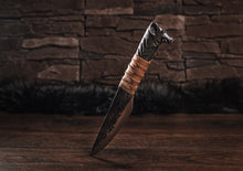 Load image into Gallery viewer, Boar&#39;s Head Knife - 5.5&quot; Blade (12 cm)

