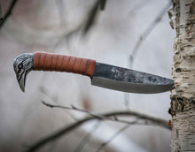 Load image into Gallery viewer, Raven Hilt Knife - 5.5&quot; Blade (13 cm)
