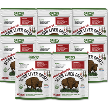 Load image into Gallery viewer, Bison Liver Crisps - 100% Grass-Fed/Finished
