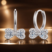 Load image into Gallery viewer, 925 Sterling Silver Moissanite 0.20 Carat Earrings Plated White Gold for Women
