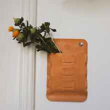 Load image into Gallery viewer, Leather Wall Pocket  - USA Made
