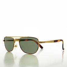 Load image into Gallery viewer, Gold Vintage Aviator with Glass Lens  - Adolfi
