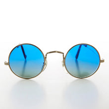 Load image into Gallery viewer, Round Ocean Lens Hippy Vintage Sunglasses - Agean
