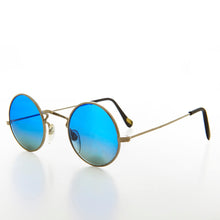 Load image into Gallery viewer, Round Ocean Lens Hippy Vintage Sunglasses - Agean
