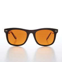 Load image into Gallery viewer, Classic Square Sunglass with Amber Lens - Aiden
