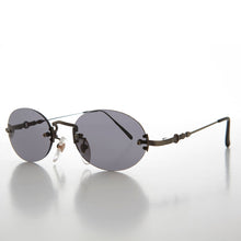 Load image into Gallery viewer, Oval Rimless Minimalistic Vintage Sunglasses - Alpha
