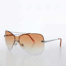 Load image into Gallery viewer, Curved Mono Lens Vintage Sunglasses - Pilar
