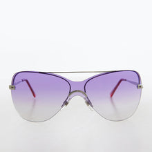 Load image into Gallery viewer, Curved Mono Lens Vintage Sunglasses - Pilar
