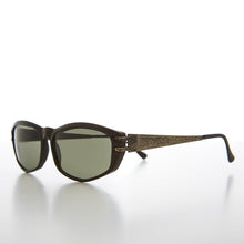 Load image into Gallery viewer, Rectangular Sunglass with Art Deco Etched Temples - Arizona

