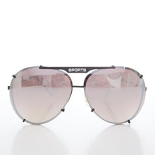 Load image into Gallery viewer, Rimless Aviator Vintage Sunglass with Mirror Lens - Flashy
