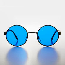Load image into Gallery viewer, Round Hippie Sunglass with Colored Lenses - Aura
