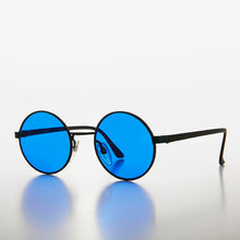 Load image into Gallery viewer, Round Hippie Sunglass with Colored Lenses - Aura
