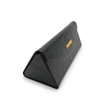 Load image into Gallery viewer, Black Faux Croco Hard Case
