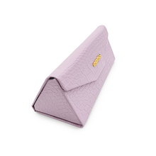 Load image into Gallery viewer, Lilac Faux Croco Hard Case
