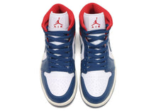 Load image into Gallery viewer, Air Jordan 1 Mid French Blue Gym Red (Women&#39;s)
